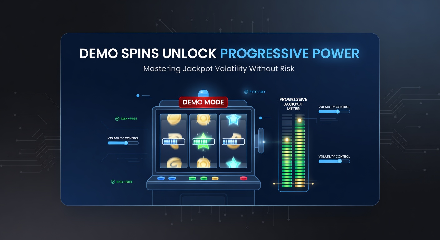 Grafik vergleicht Volatilitätskurven von progressiven Slots in Demo-Modus, mit aufsteigenden Jackpot-Balken und Simulationsdaten