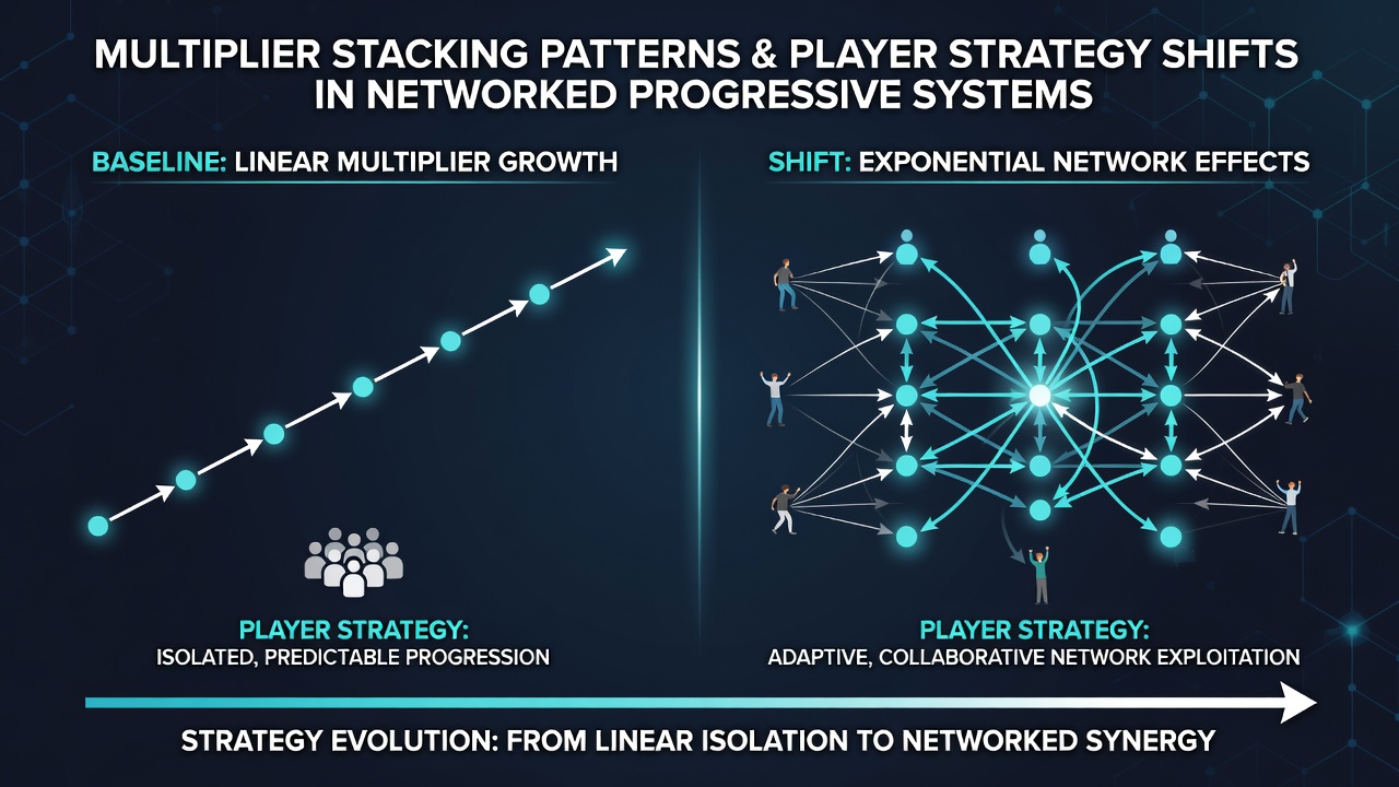 Analyse von Strategieanpassungen durch Multiplikatorstapelung in progressiven Netzwerken