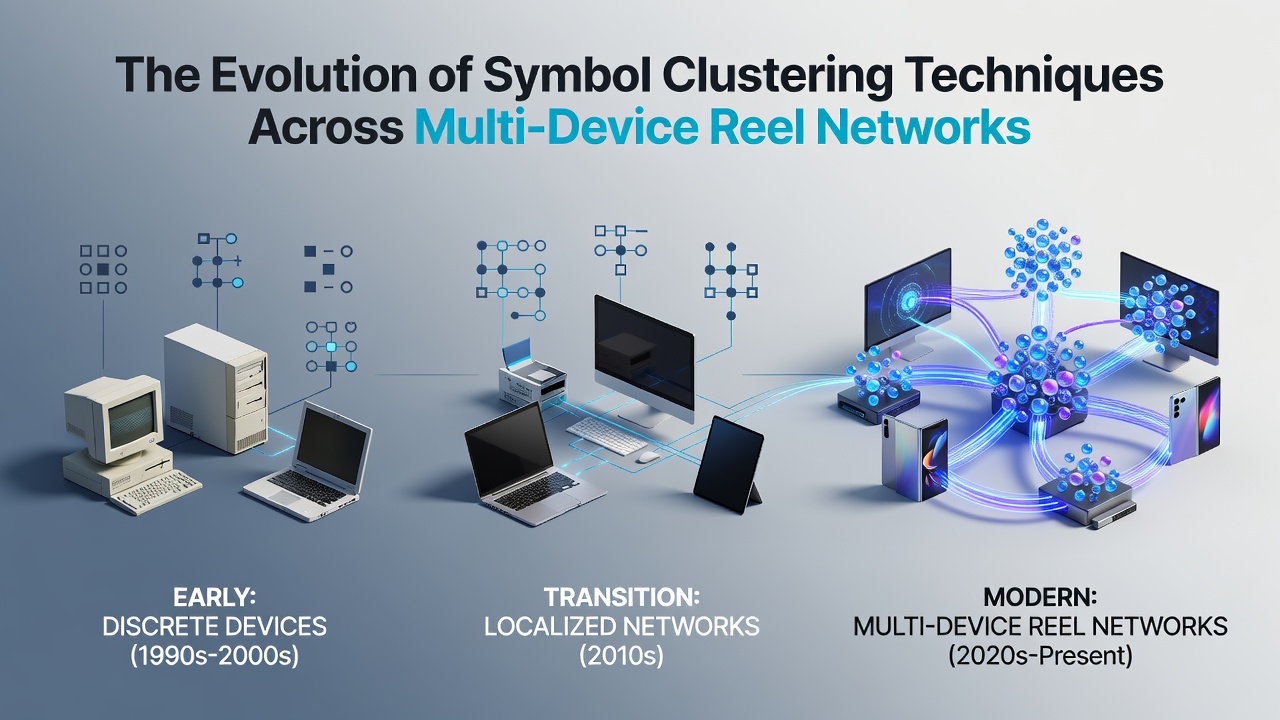 Historische Entwicklung von Symbol-Clustering in vernetzten Walzensystemen